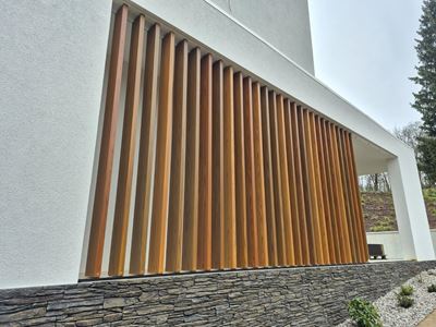 RD Praha Šárecké údolí - hranoly H55 mix dekorů KAŠTAN