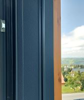 ukázka oplechování špalet - jedna z možností řešení špalet s napojením na fasádní alubku